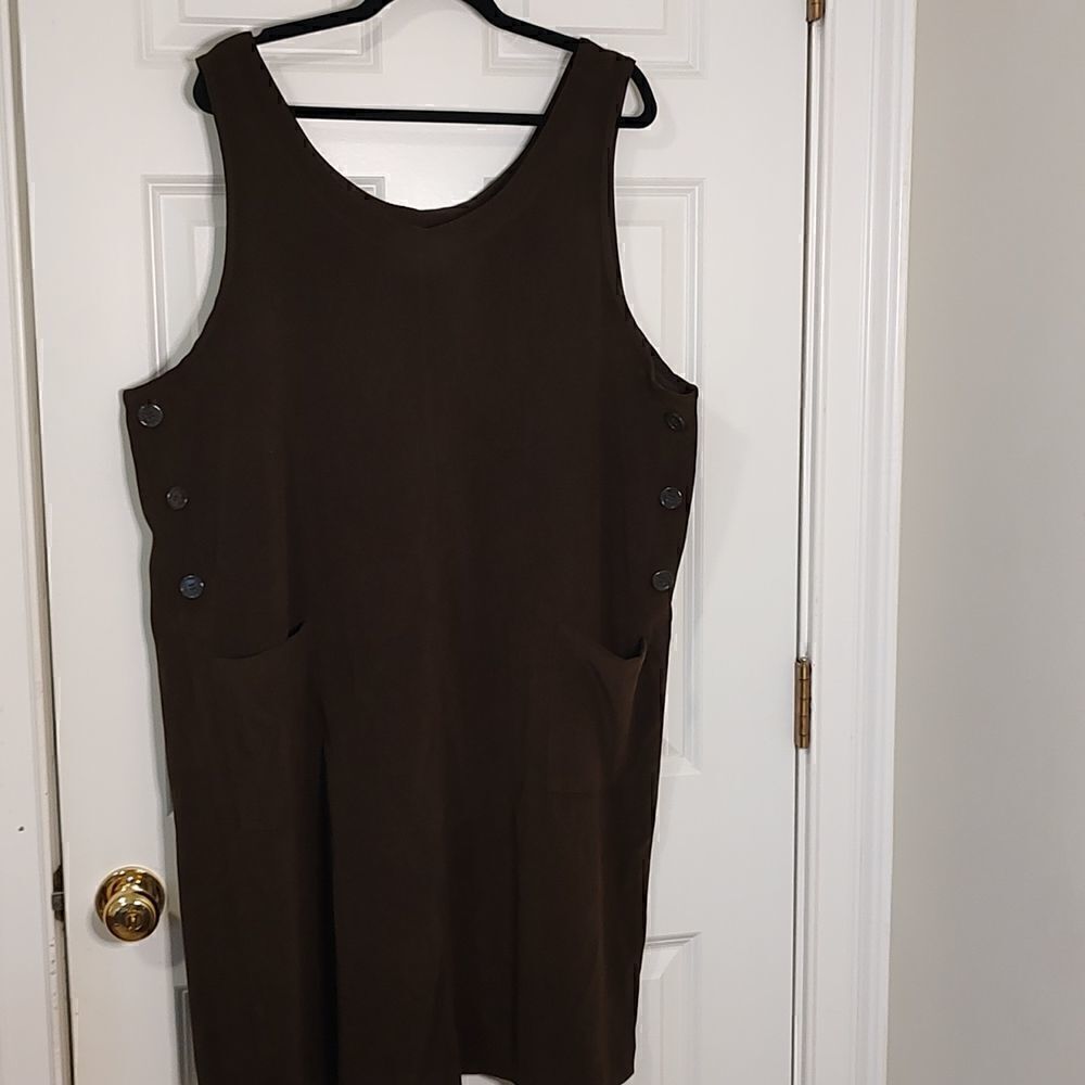 Casual Corner Annex Woman Brown Jumper Plus Size Dress Size 18W